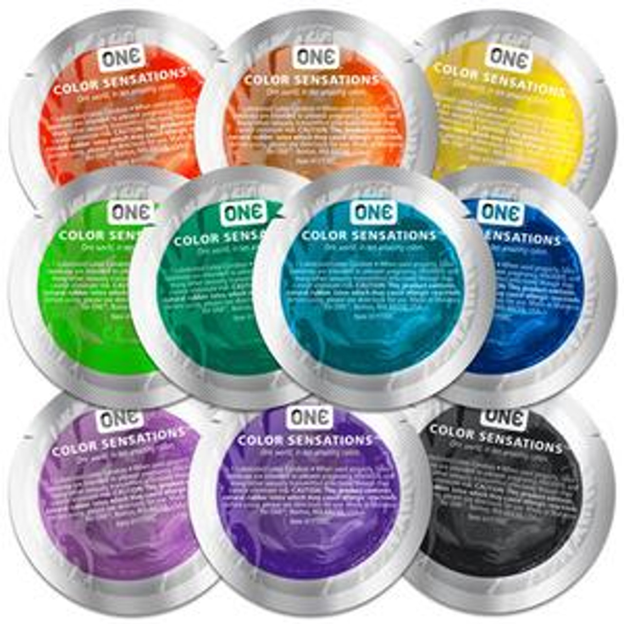 Buy ONE Color Sensations Condoms Online | CondomDepot