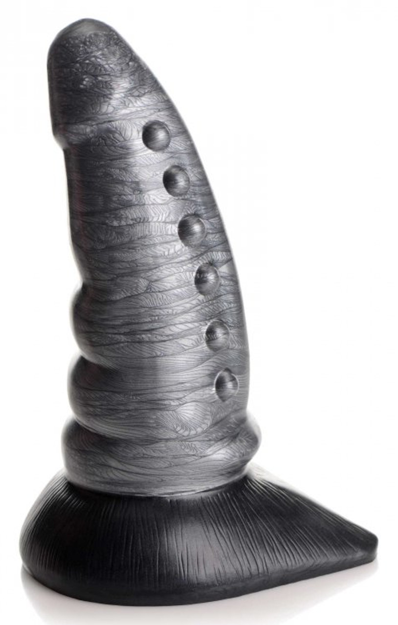 Beastly Tapered Bumpy Silicone Dildo | Buy large dildos from Condom Depot