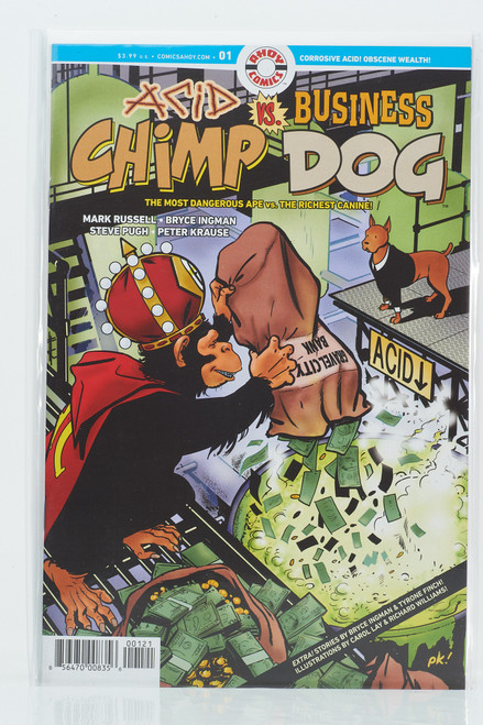 Acid Chimp and Business Dog #1