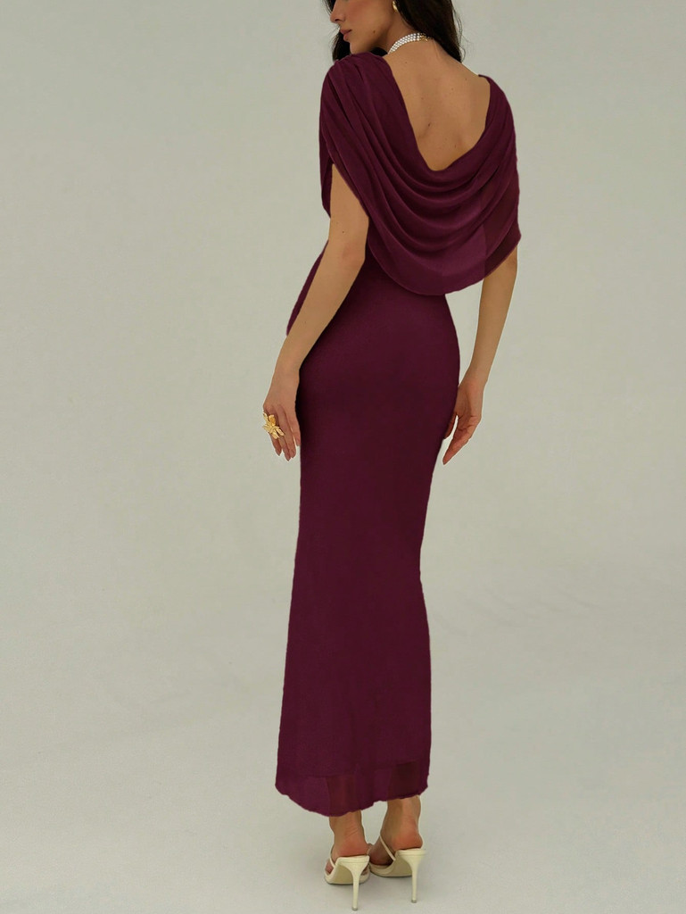 Mila Label Cynthia Dress - Burgundy