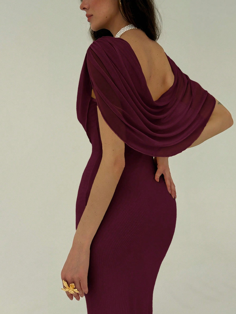 Mila Label Cynthia Dress - Burgundy
