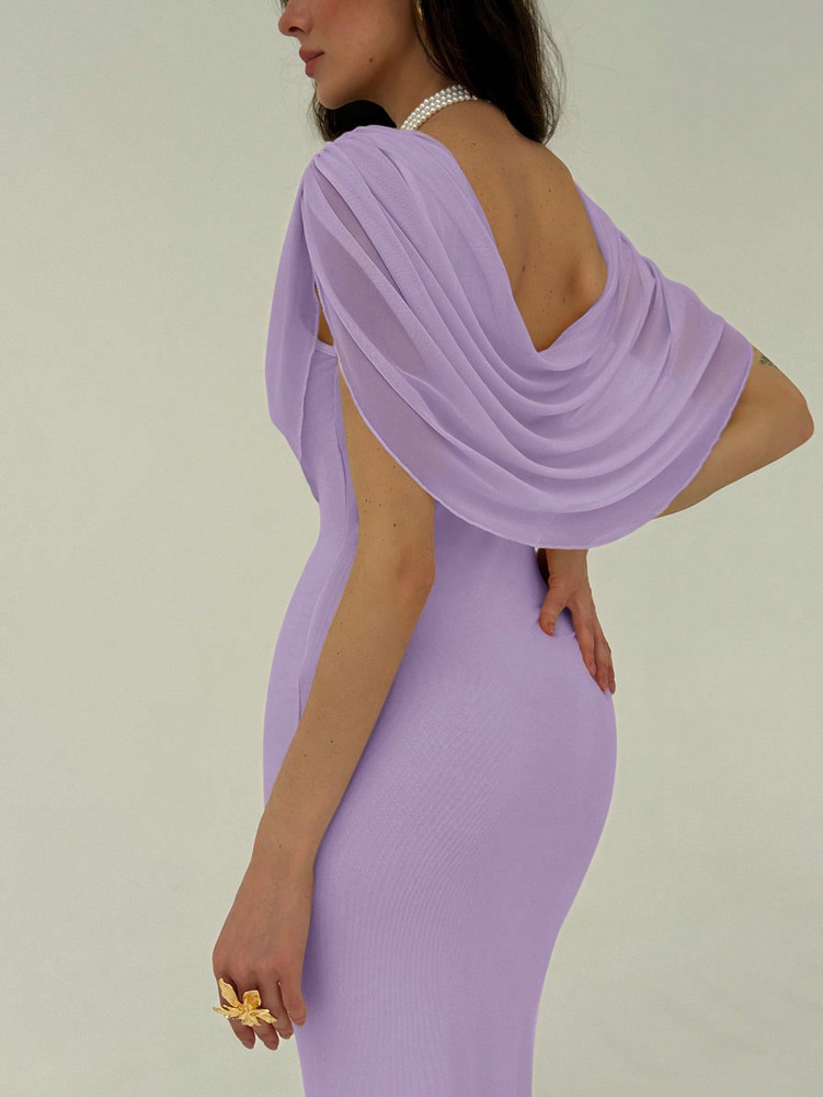 Mila Label Cynthia Dress - Lilac Purple