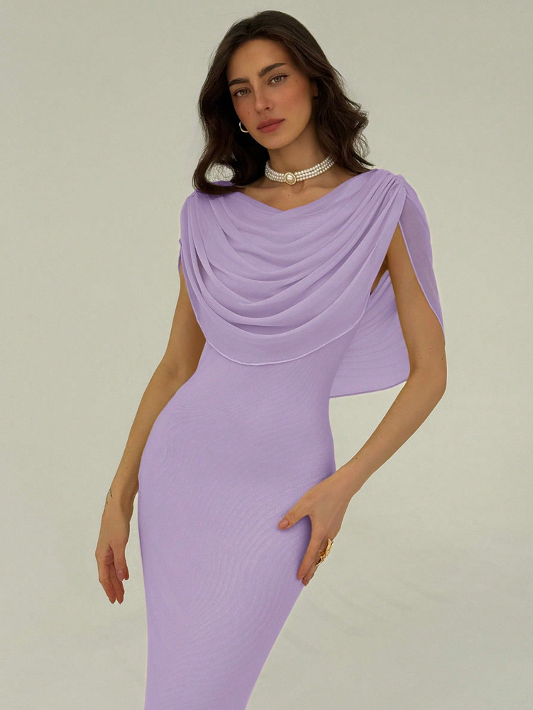 Mila Label Cynthia Dress - Lilac Purple