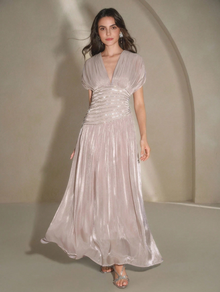 Mila Label Alba Dress - Dusty Purple