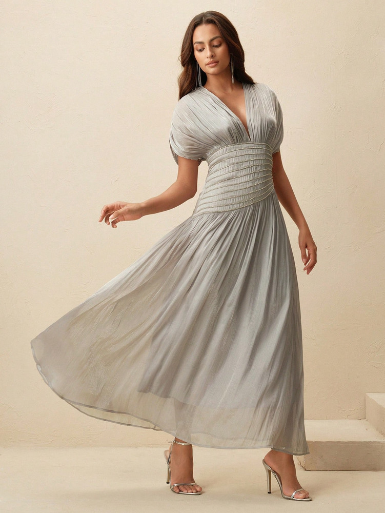 Mila Label Alba Dress - Grey 