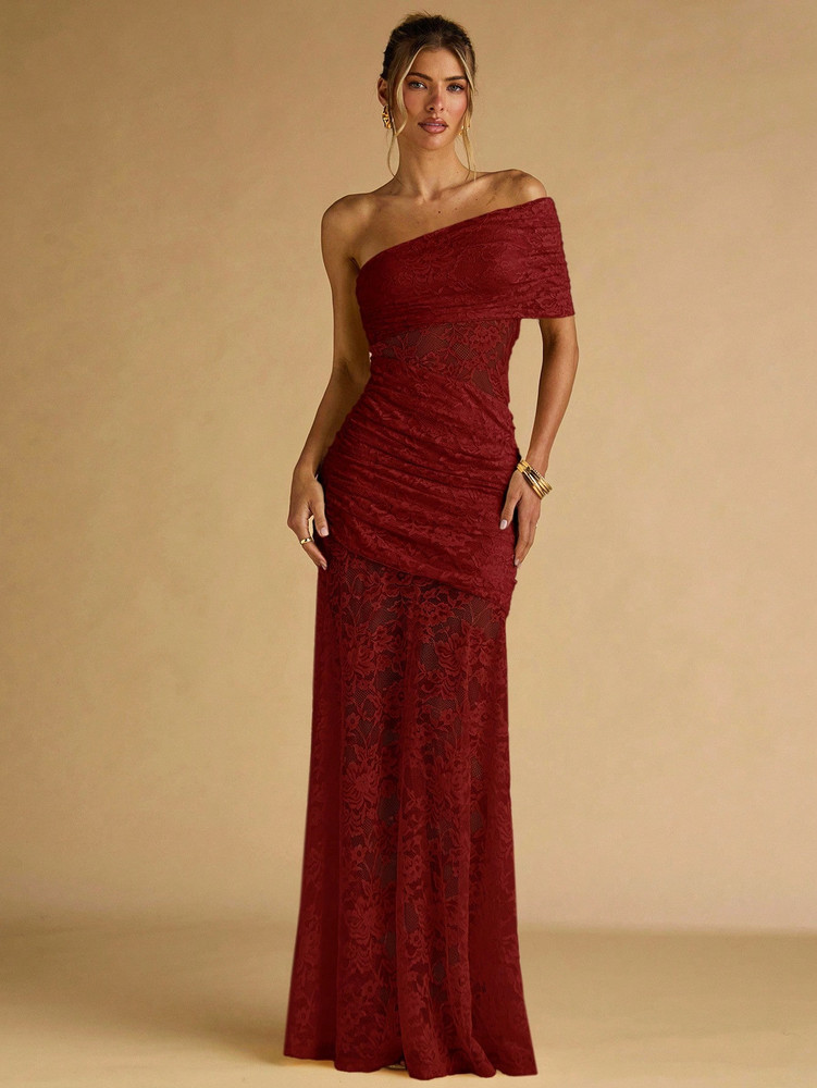 Mila Label Tanya Dress - Burgundy