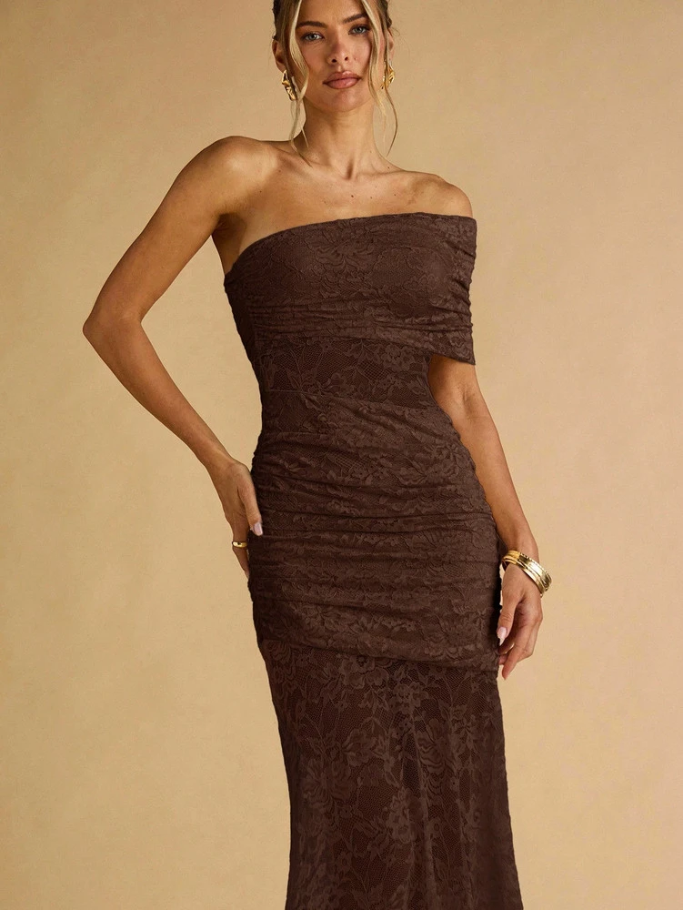 Mila Label Tanya Dress - Coffee Brown