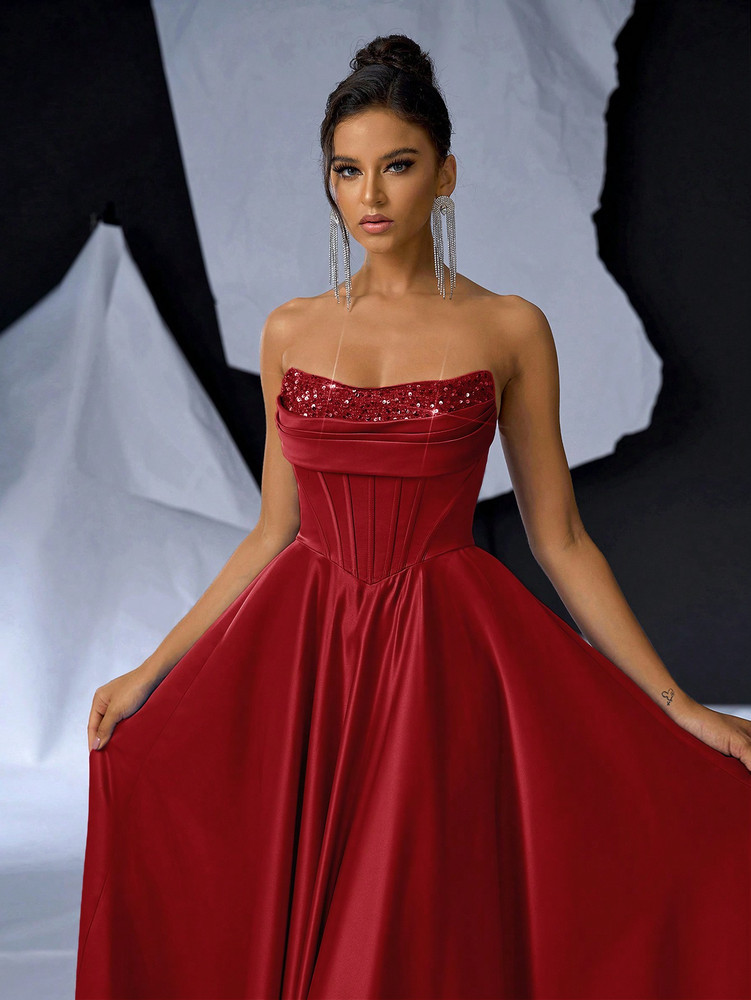 Mila Label Jemma Gown - Red