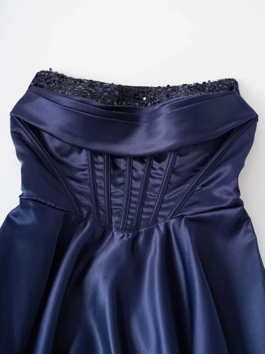 Mila Label Jemma Gown - Navy Blue