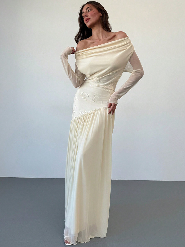 Mila Label Billy Dress - Cream