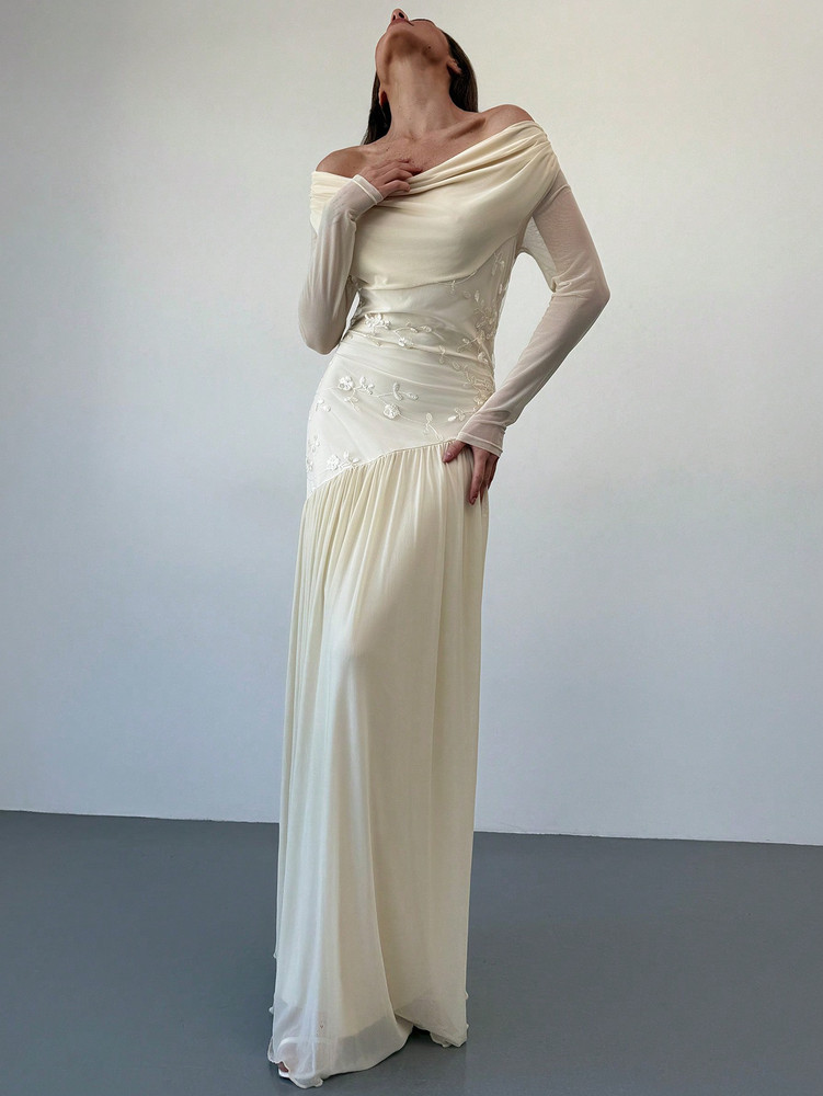 Mila Label Billy Dress - Cream