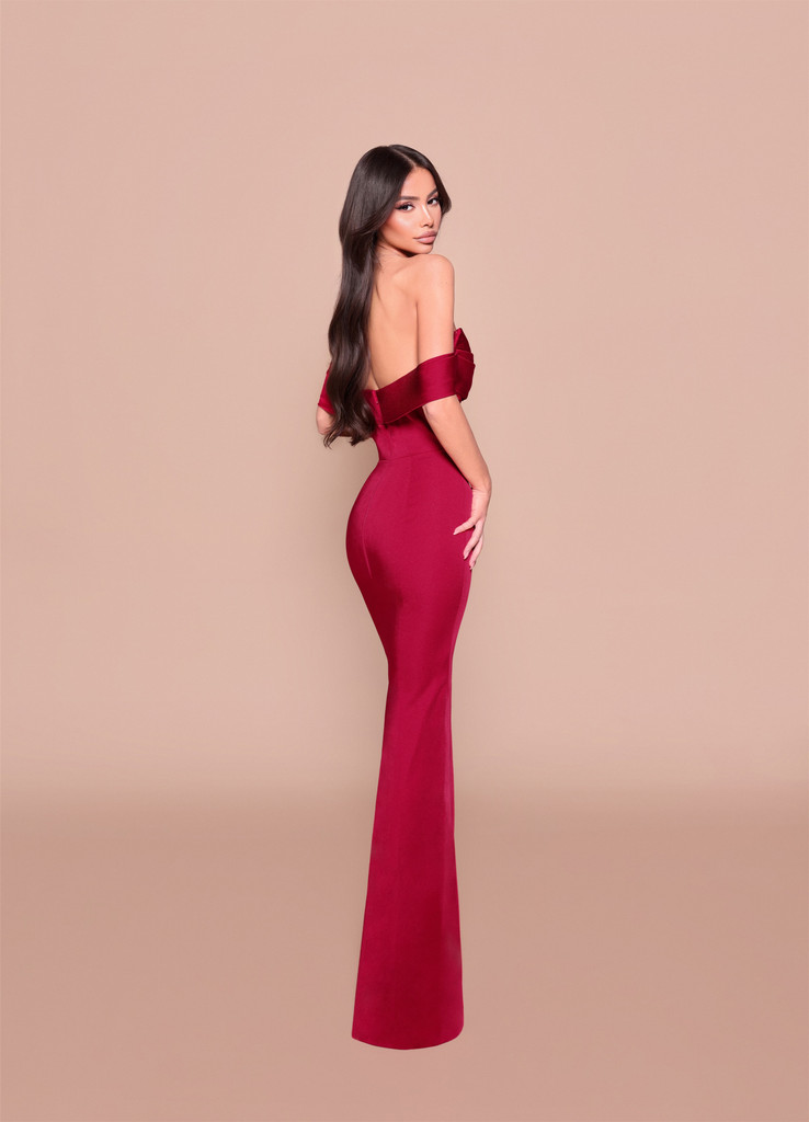 Nicoletta NBM3017 Gown - Ruby