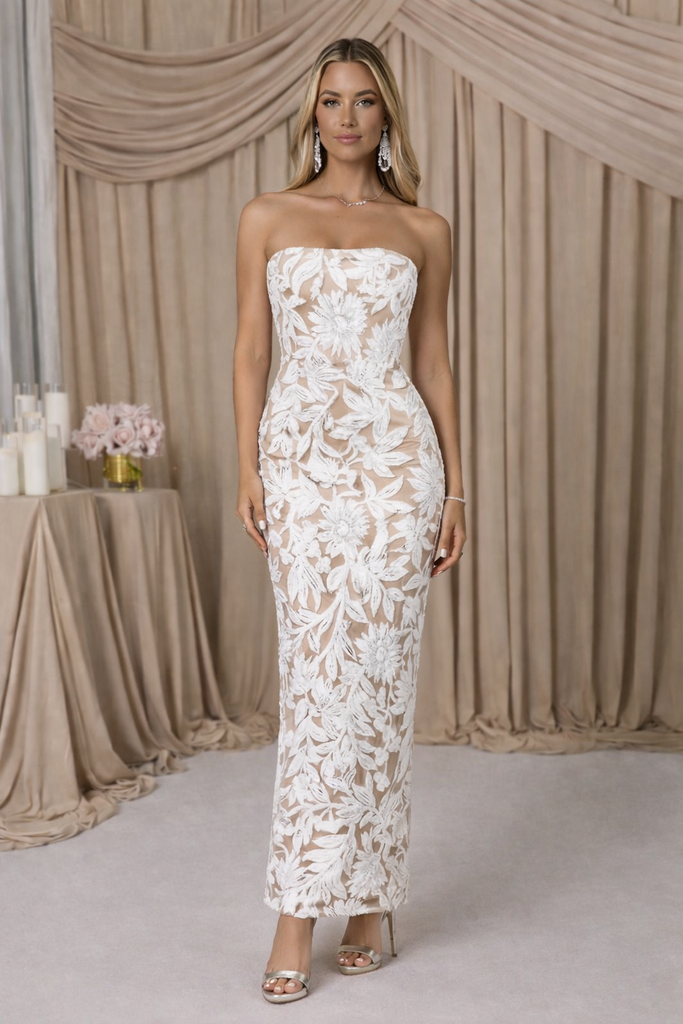House of Troy Amara Gown - Ivory