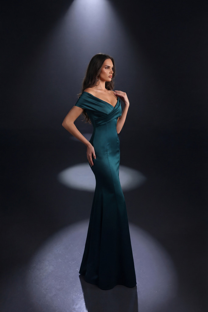 Nicoletta NC4006 Gown - Peacock