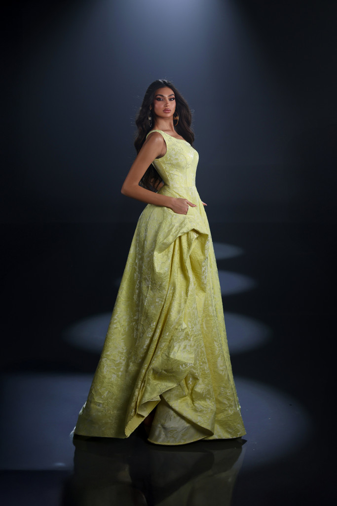 Nicoletta NC4017 Gown - Yellow