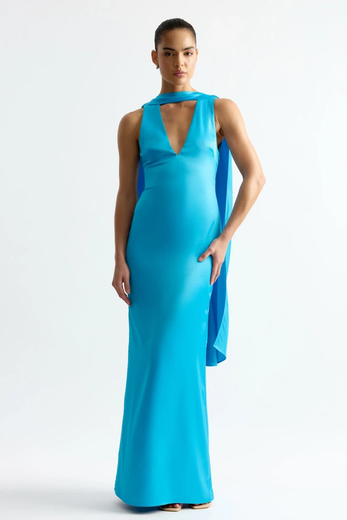 Lexi Eloise Dress - Capri Blue