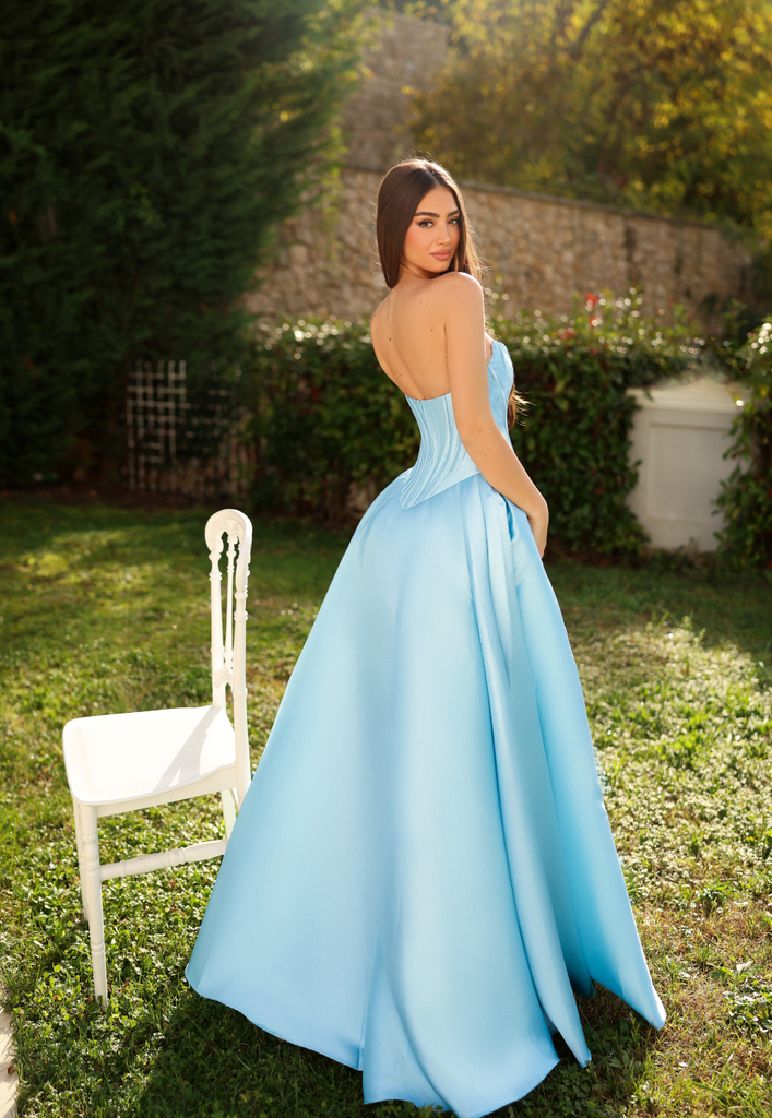 Tina Holly Lunara Gown - Baby Blue