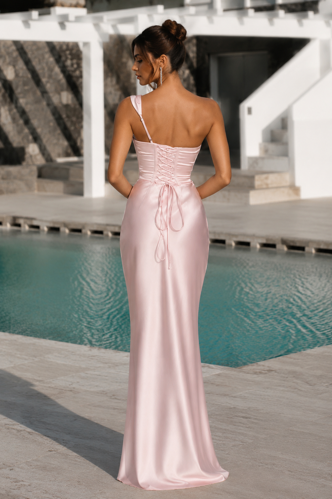House of Troy Pasadur Dress - Baby Pink