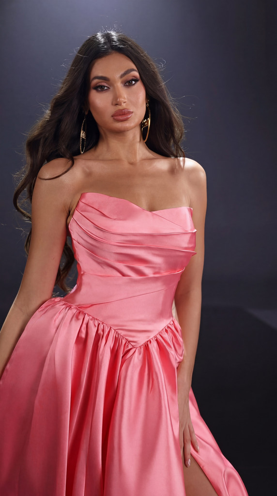 Nicoletta NC4083 Gown - Coral