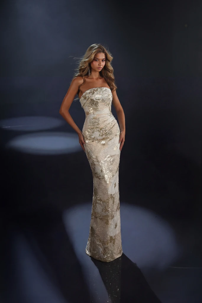 Nicoletta NC4025 Gown - Light Gold