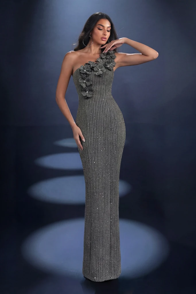 Nicoletta NC4053 Gown - Iron