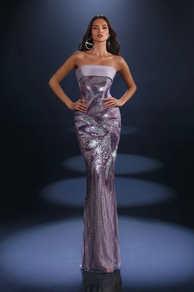 Nicoletta NC4033 Gown - Mauve