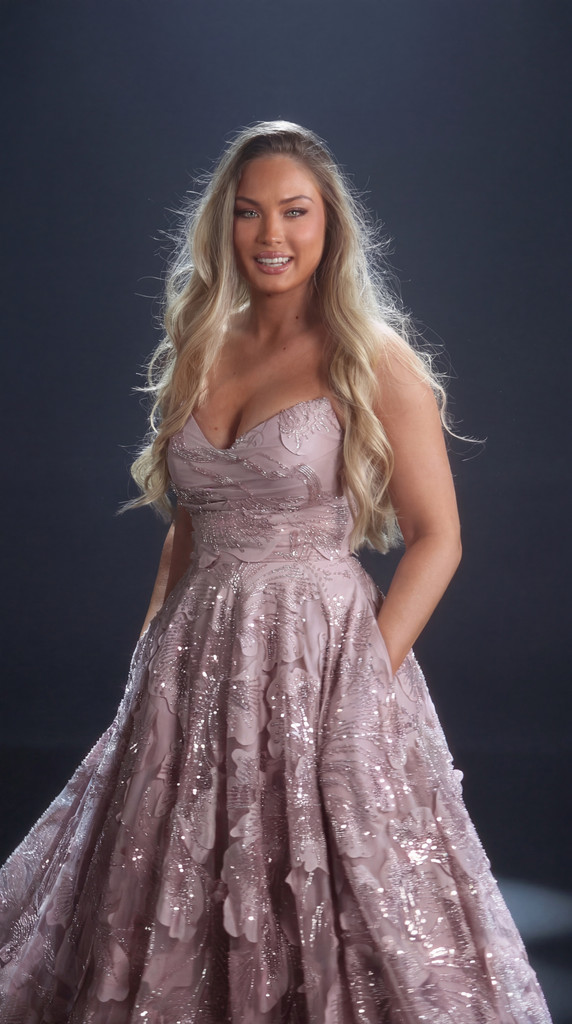 Nicoletta NC4021 Gown - Dusty Pink