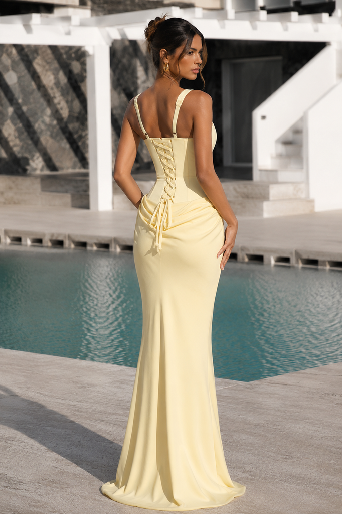House of Troy Faere Dress - Lemon