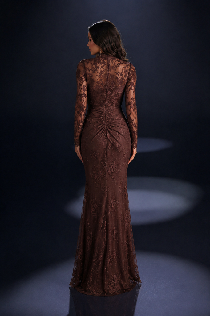 Nicoletta NC4049 Gown - Burnt Umber