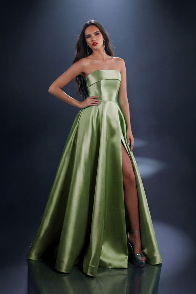 Nicoletta NC4007 Gown - Pistachio