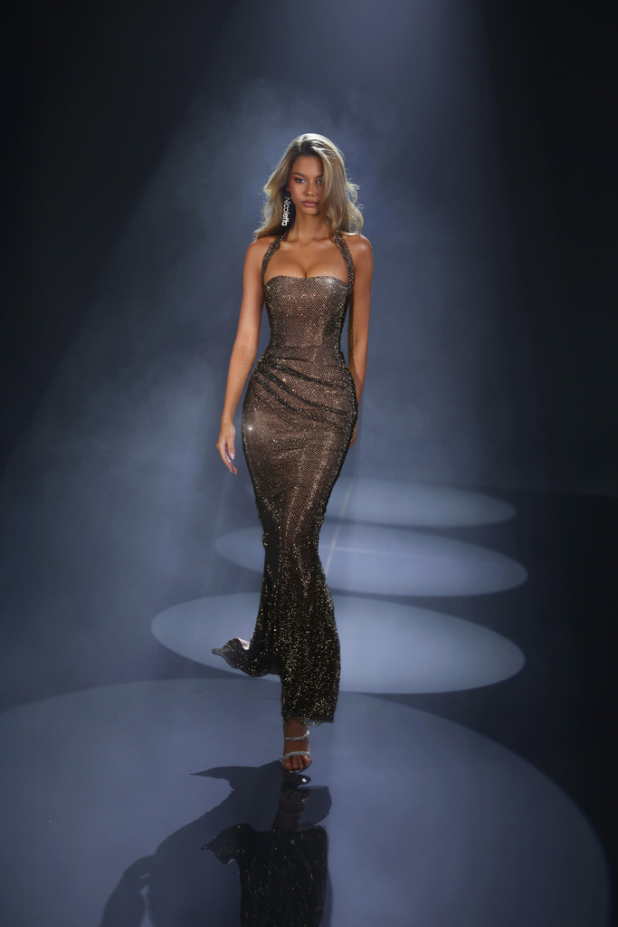Nicoletta NC4063 Gown - Gold
