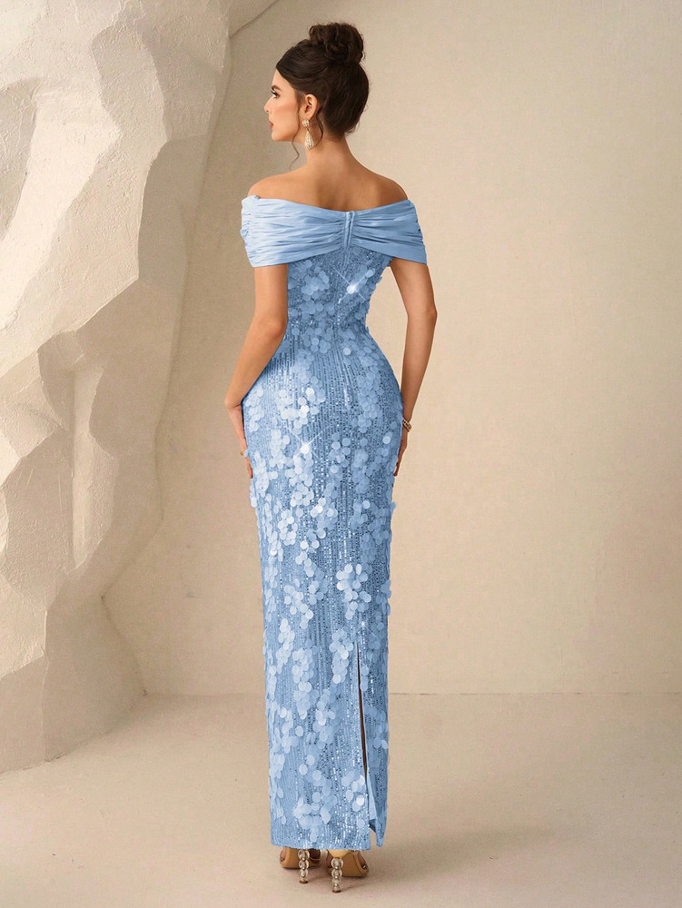 Mila Label Jazz Dress - Baby Blue