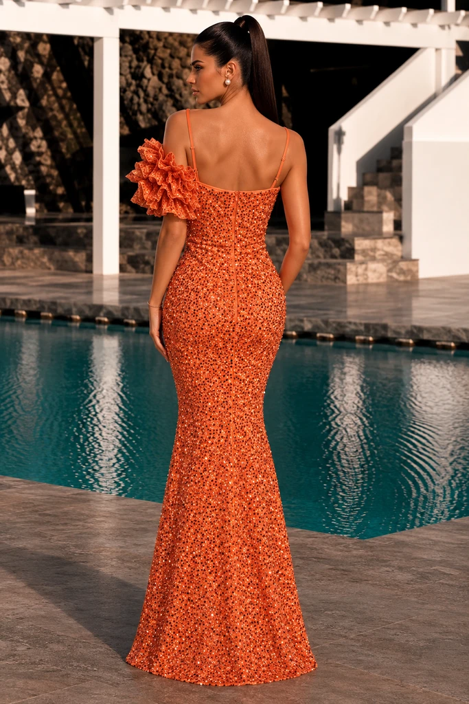 House of Troy Mona Gown - Orange