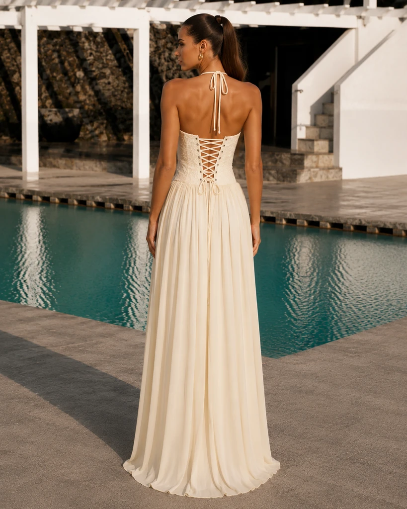 House of Troy Rachel Gown - Butter Yellow