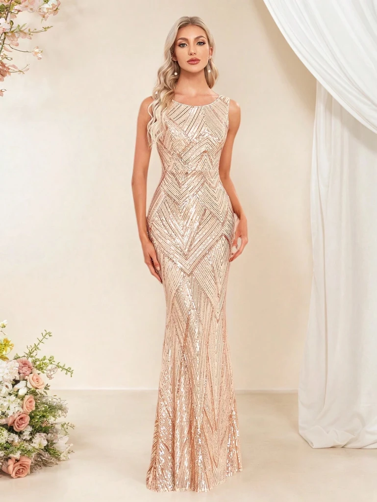 Mila Label Maira Gown - Champagne