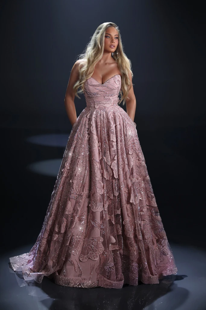 Nicoletta NC4021 Gown - Dusty Pink
