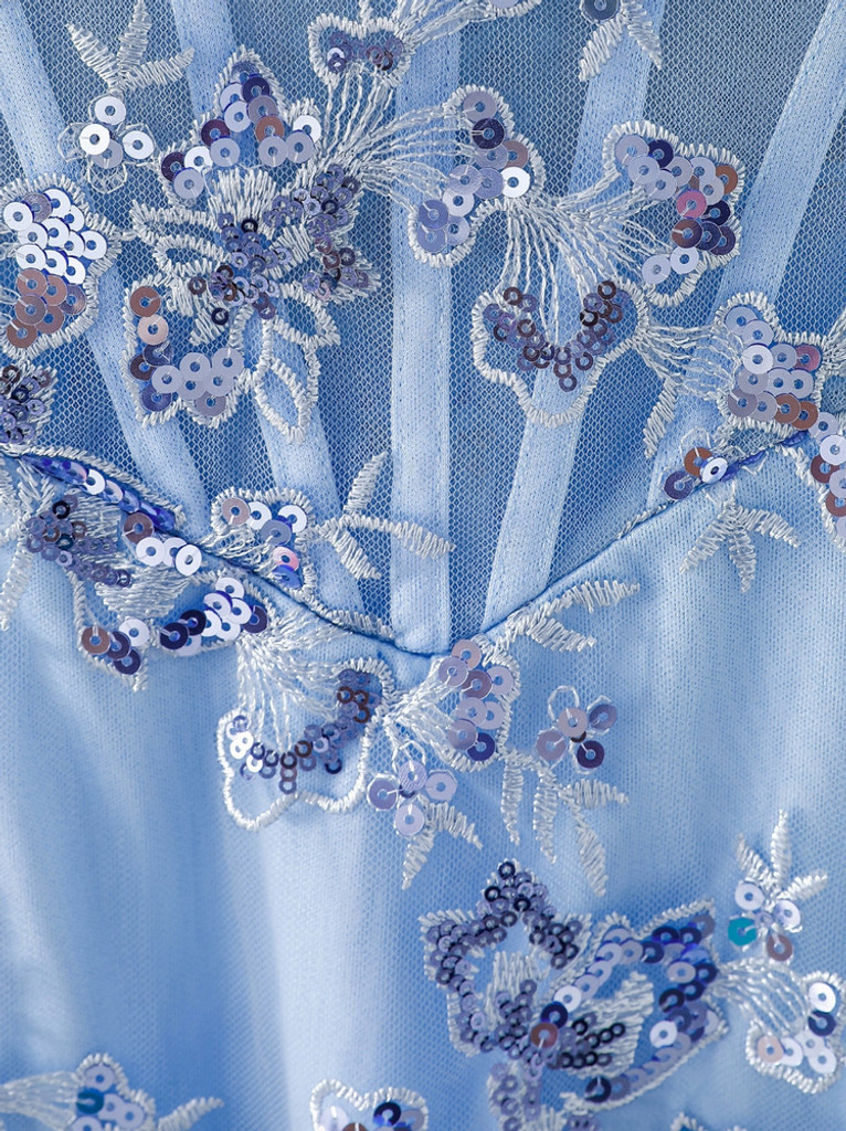Mila Label Paris Gown - Blue