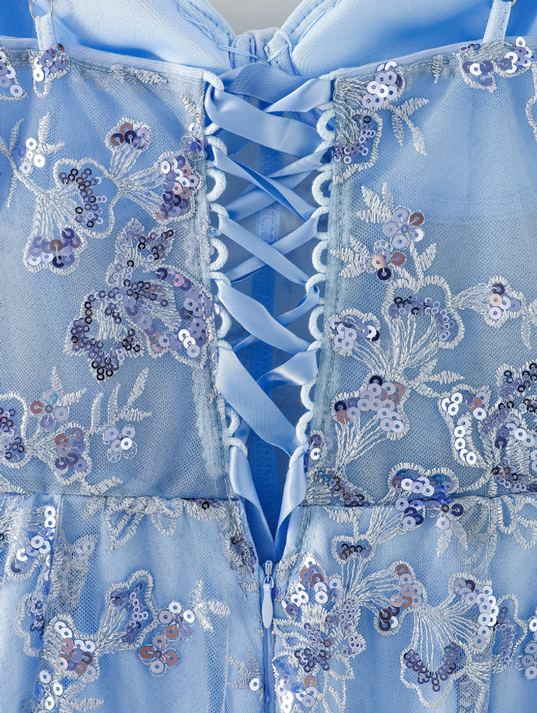 Mila Label Paris Gown - Blue