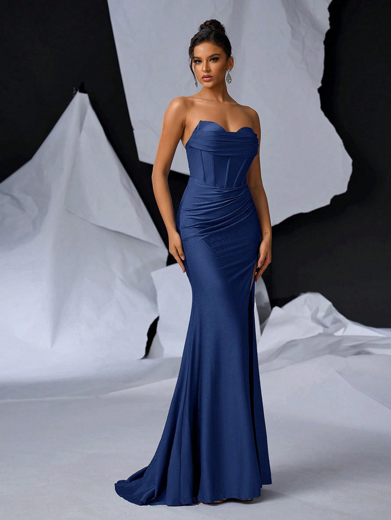 Mila Label Juliana Gown - Blue