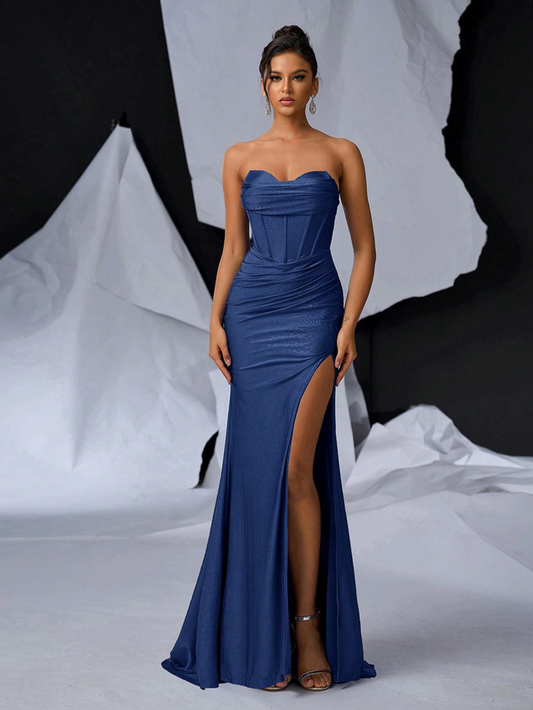 Mila Label Juliana Gown - Blue