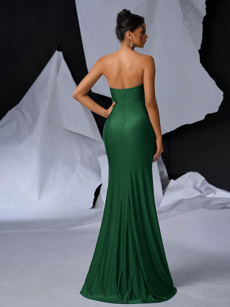 Mila Label Juliana Gown - Emerald Green