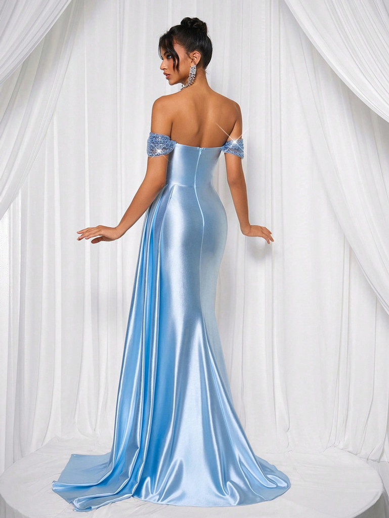 Mila Label Myla Gown - Baby Blue