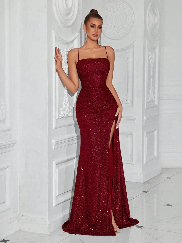 Mila Label Elisa Dress - Burgundy