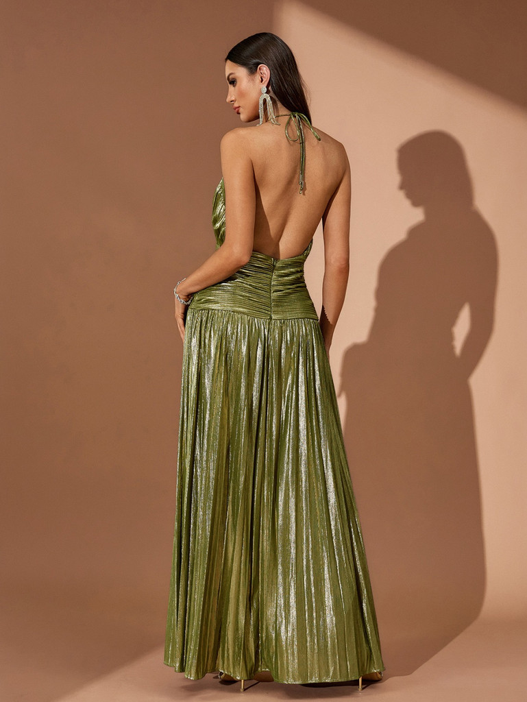 House of Troy Harper Gown - Olive