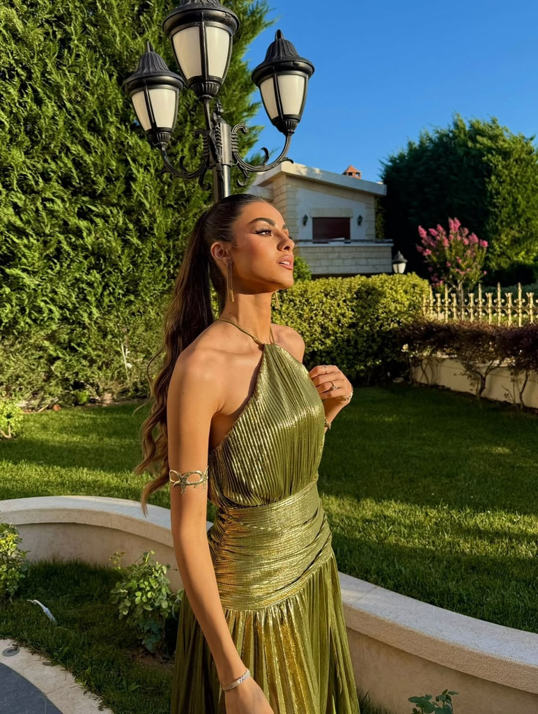 House of Troy Harper Gown - Olive