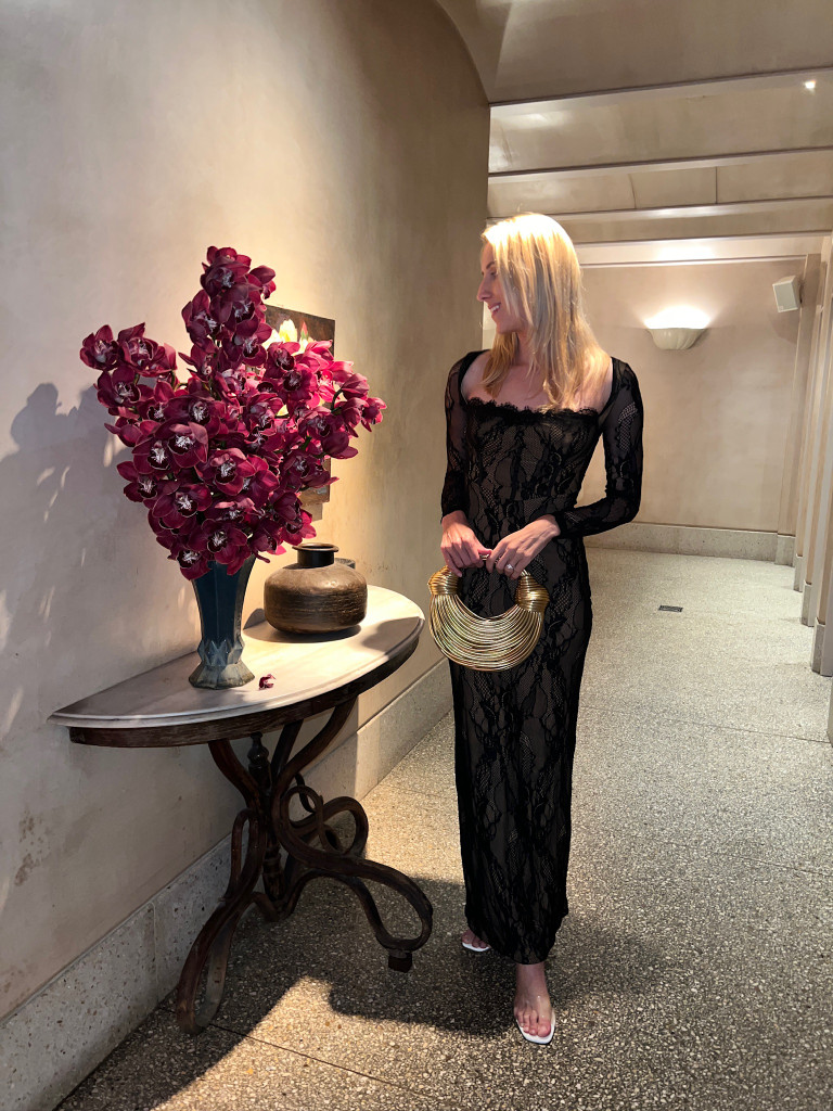 Metallic Knot Handbag - Gold