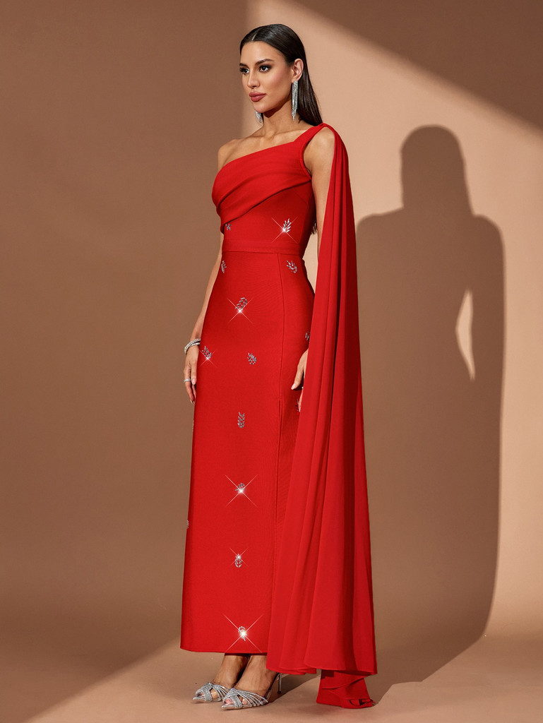House of Troy Piper Gown - Red