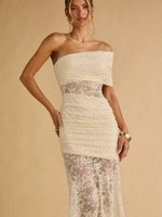 Mila Label Tanya Dress - Apricot Cream