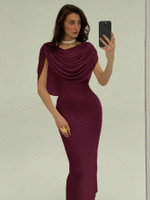 Mila Label Cynthia Dress - Burgundy