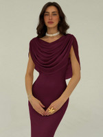 Mila Label Cynthia Dress - Burgundy